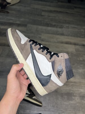 Size 9.5 - Jordan 1 Retro OG x Travis Scott High Mocha