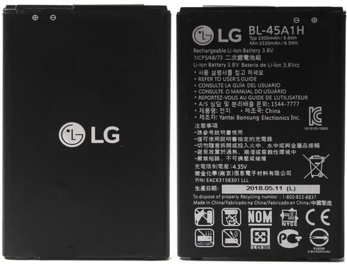 New OEM Original LG BL-45A1H K10 K425 K428 MS428 F670 2300mAh Battery - Picture 2 of 5