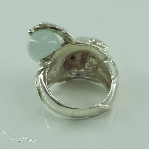 Anillo de mujer con ágata plata 925 59 (18,8 mm Ø) - Imagen 5 de 6
