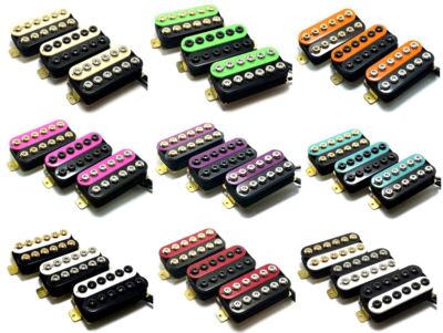 Bridge Position Humbucker Pickup, Dragonfire Zebra Crusader ~ Choice of Color