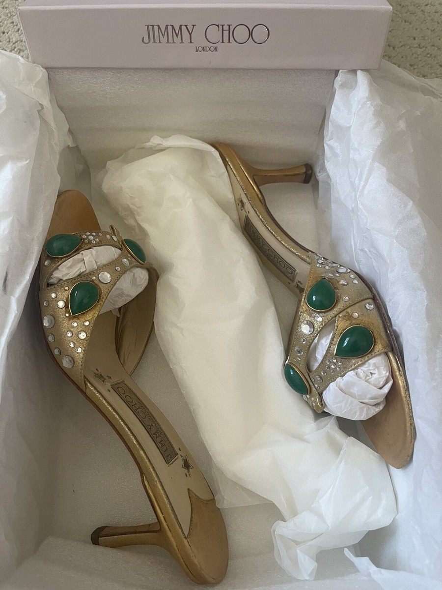 JIMMY CHOO ゴールド ハイヒール　25cm Love 85 | Gold Glitter Pumps | JIMMY CHOO