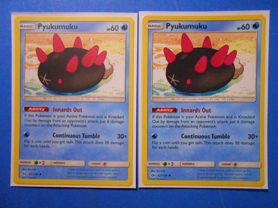 47//149 PYUKUMUKU POKEMON SUN /& MOON CARD