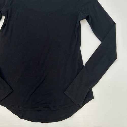 Lululemon Damenoberteil 6 Vitasea Langarmshirt mit weitem Ausschnitt Pima-Schicht Yoga-Kern - Bild 12 von 15