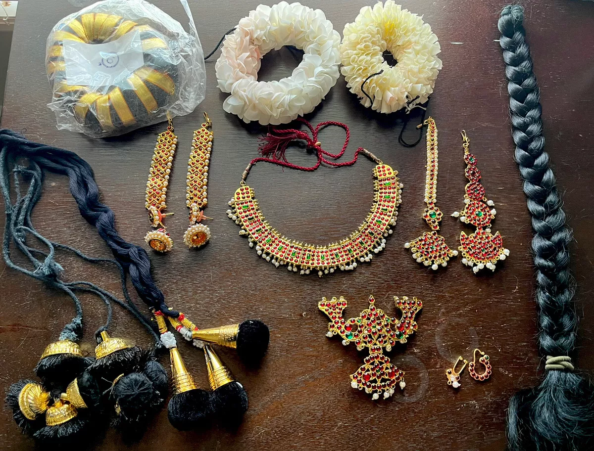 Bharatanatyam jewellery for best sale kids