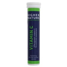 Image of Higher Nature | Fizzy C Effervescent Vitamin C | 2 x 20 tablets