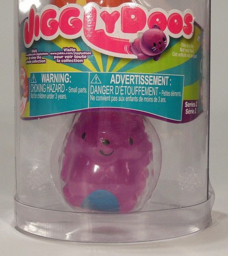 JIGGLYDOOS SERIE 2 WIGGLE JIGGLE SQUISHY PAQUETE DE 2 JIGGLY DOOS ~ CARACOL / ERIZO! - Imagen 3 de 3