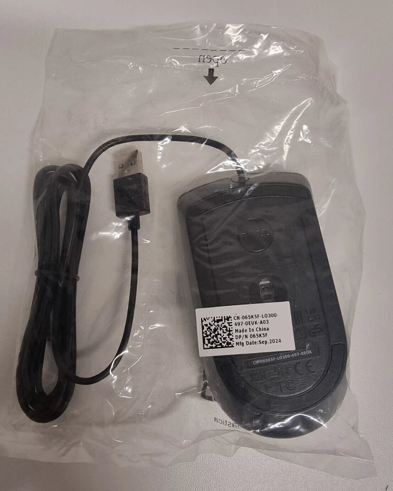 Dell USB Mouse 065K5F New Sealed - Image 2 of 2