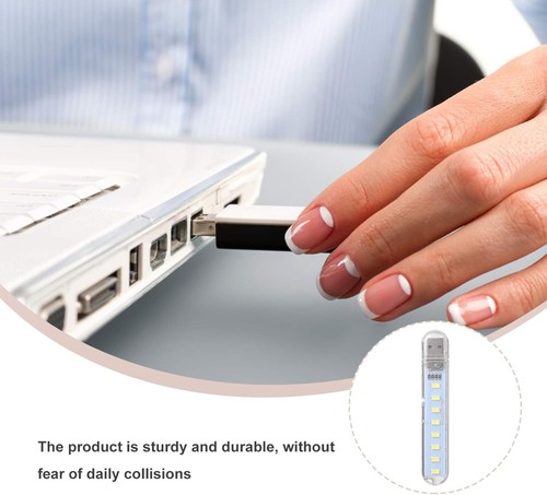Mini USB LED Lampe – Flexibel & Tragbar | 3er Pack Leselicht für Laptop & PC | 8 - Bild 3 von 6