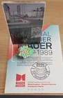 Genuine Original Colorful Piece of The Berlin Wall in Perspex Display with COA