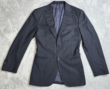 SuitSupply Napoli Navy Blue Wool Super 110s Surgeon Cuffs Blazer Jacket Mens 36R