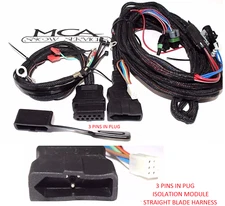 3 PIN WESTERN FISHER SNOW PLOW PLOW/TRUCK SIDE WIRE HARNESS & COVER  26359 26345