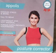 Appolis Posture Corrector for women and men, Upper Back Brace Straightener