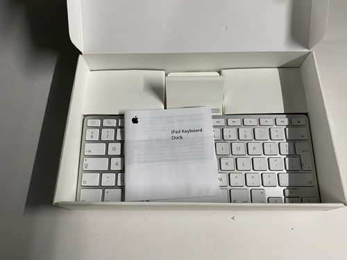 iPad Keyboard Dock MC533N/A ORIGINALVERPACKT Apple Dockingstation iPAD 1 2 3 - Afbeelding 3 van 5