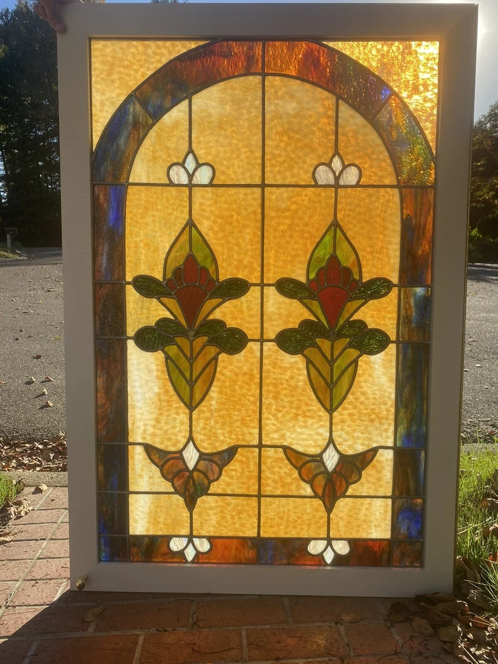 Dos juegos de vidrieras con plomo PRÍSTINAS Kokomo Youghiogheny Bullseye Foto 4 de 4