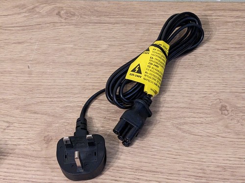 Power supply cable ONLY Thrustmaster TX T300 racing wheel Servo Base UK adapter - Picture 3 of 11