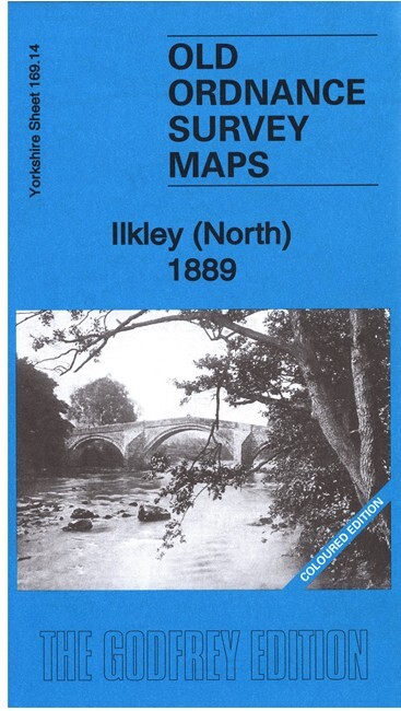 Ilkley (North) 1889 Coloured Edition  Yorkshire Sheet 169.14 by Alan Godfrey