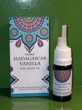 Goloka~*MADAGASCAR VANILLA*~Pure Aroma Oil~AROMATHERAPY~Diffuser Oil~REED~10 ML