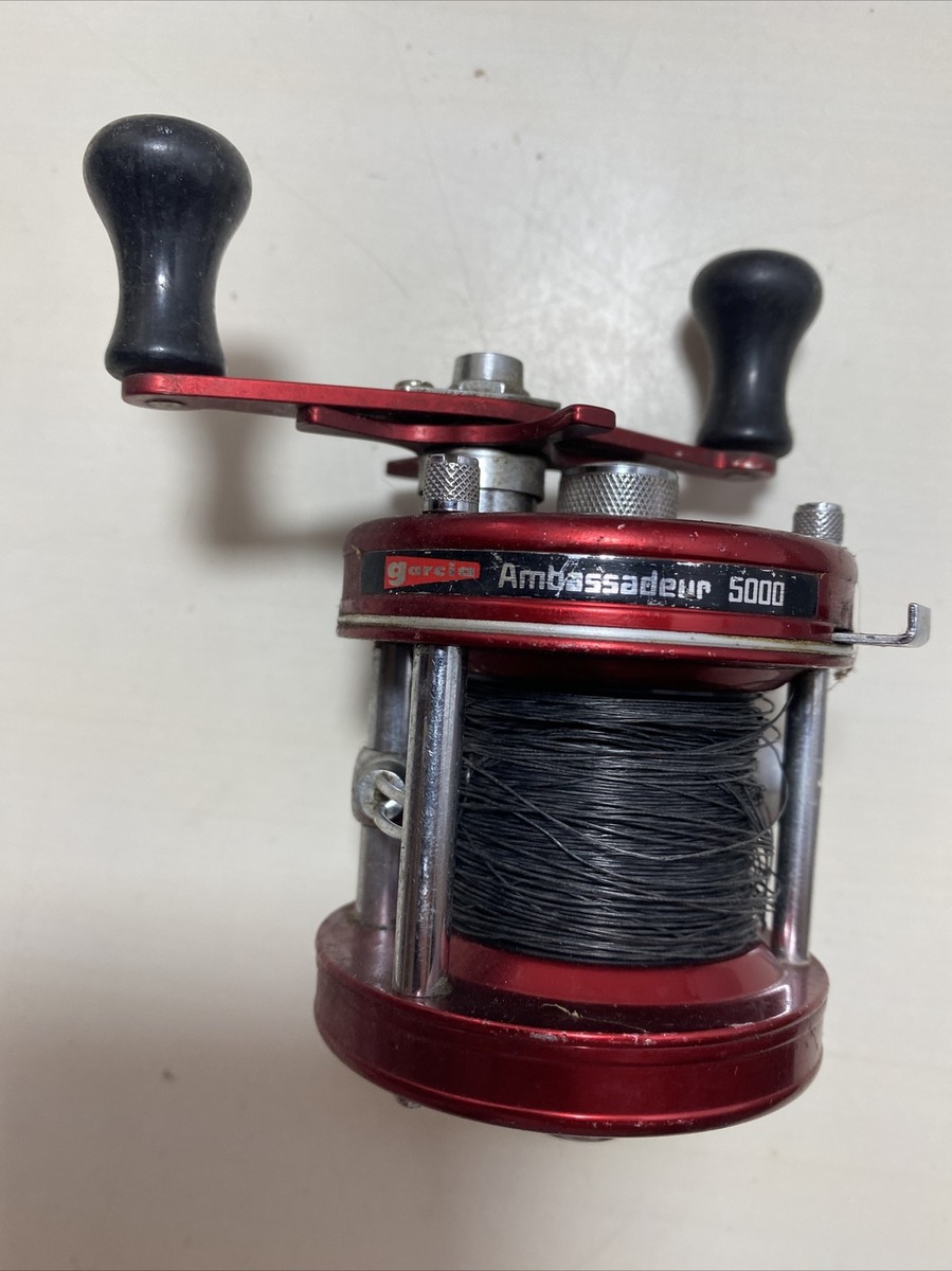 Vintage ABU 5000 Ambassadeur Garcia made in Sweden fishing Reel 