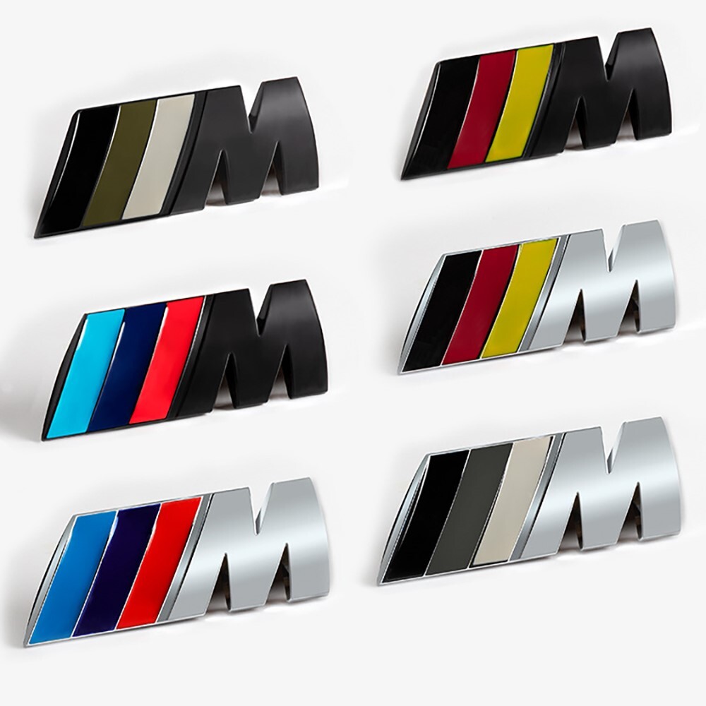 BMW M Emblem Rear Trunk M Sport Logo Badge In Black - Foto 9