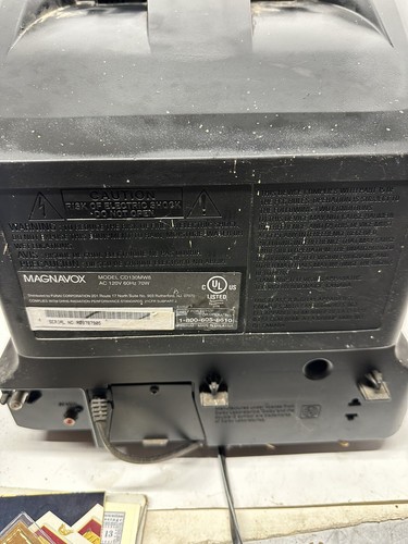 Magnavox CD130MW8 13" TV DVD Player Combo CRT Television Retro Gaming No Remote - Picture 5 of 8