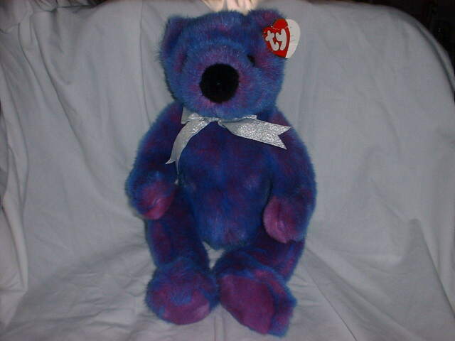 purple teddy bear ty