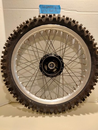 1982 82 Yamaha YZ80 Front Wheel A / Rim Hub Tire Spokes - Picture 11 of 17