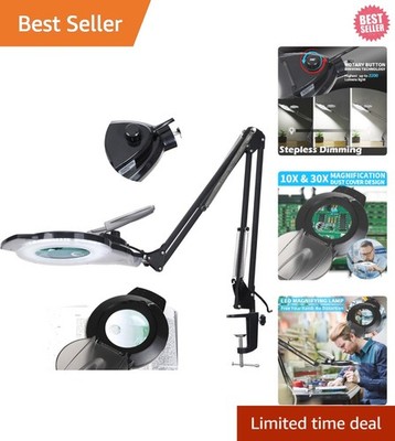 Magnifying Glass Lamp with 2200 Lumens Brightness, Ideal for Hobbies & Reading