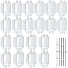 20 PCS BE1-2 Electrical Outlet Box Extenders with 40PCS Screws, 1-Gang Elec...