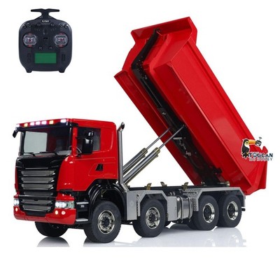 AufLager 1/14RC Hydraulic Full Dump 8x8 Roll on Dumper Differentialsperre Achsen