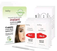 Godefroy Instant Eyebrow Tint  3 Applications Medium Brown 