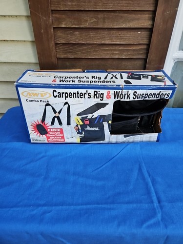AWP Trapjaw Suspension Rig Carpenters Tool Belt Suspenders NEW - Picture 2 of 8