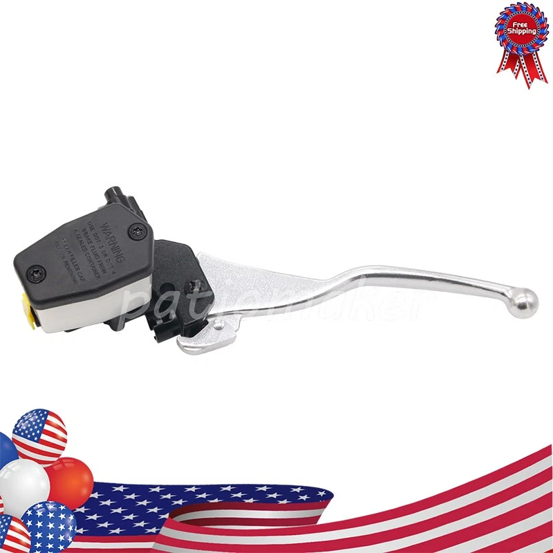 Brake Lever Master Cylinder Assembly Fits 1996-98 Arctic Cat Bearcat 454 4X4 2X4 Foto 3 de 4