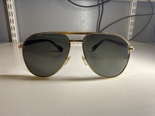 NEW Gucci GG 1220S Sunglasses 004 GOLD 100 AUTHENTIC