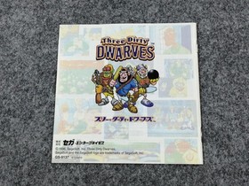 Sega Saturn Soft Three Dirty Dwarfs Used