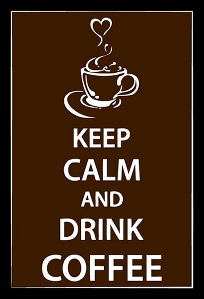 Holzschild 30X20 Cm Keep Calm Drink Coffee Kaffee Deko Geschenk Holz Schild-image