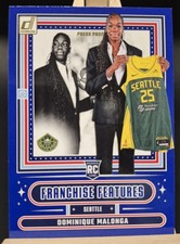2025 Panini Donruss WNBA Franchise Features Press Proof Blue Dominique Malonga