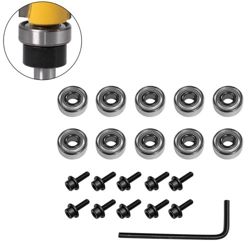 High Quality Ball Bearings for Your For Router Bit Set of 10 Steel Bearings - Picture 18 of 20