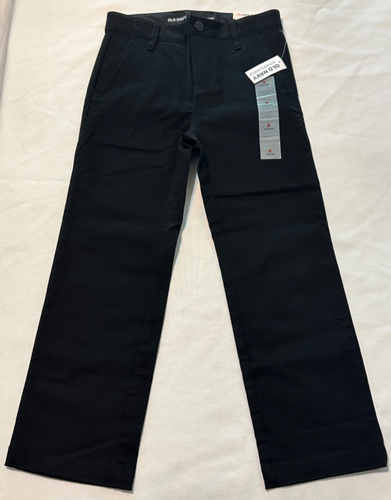 NWT Old Navy Girls Size (6) Straight Chino Leg School Uniform Pants Black - Picture 3 of 8