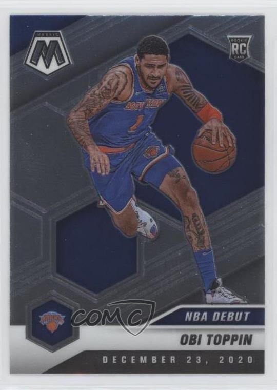 2020-21 Panini Mosaic NBA Debut Obi Toppin #273 0xe0