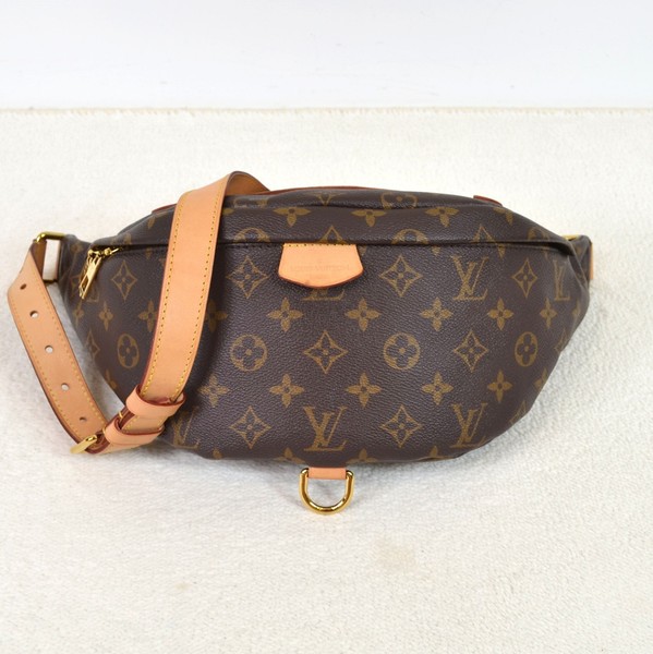 Louis Vuitton Bumbag Monogram Canvas Leather Crossbody Belt Bag Handbag Purse
