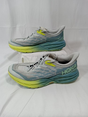 Hoka One One Speedgoat 5 Womens Sz 10B Low Gray Green 1123158MTLL - Picture 10 of 17