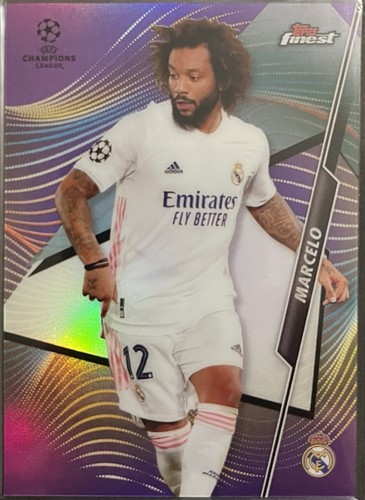 Marcelo 2020-21 Topps Finest UEFA Championships League Purple Refractor /250 SP