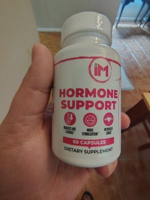 IM Hormone Support - 60 Capsules for Women Balance - Natural Ingredients for Hot