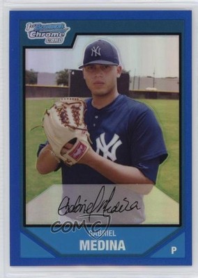 2007 Bowman Chrome Prospects Blue Refractor /150 Gabriel Medina #BC87 0i6