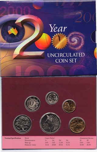 Australia 2000 millennium Mint Set