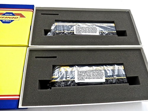 HO Athearn Genesis G25020 Santa Fe F3 A/B Blue Diesel Freight Set Brand New - Picture 2 of 8