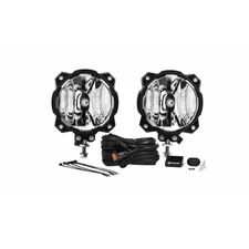 KC HiLiTES For Gravity LED Light Pro6 Single Mount Pair Pack System Driving Beam