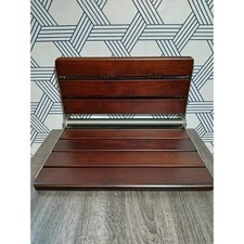 Kitvance Teak Folding Shower Seat NIB