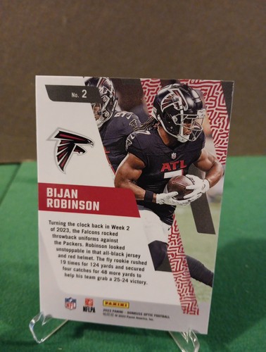 Bijan Robinson - 2023 Panini Donruss Optic Primary Colors #2 Rookie RC - Falcons - Picture 2 of 2