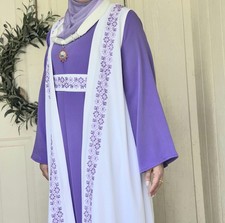 Palestinian sleeveless garment embroidery, Hand Made tatreez,Tatreez by hand S.L